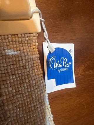 Cinturón elástico conchas y abalorios