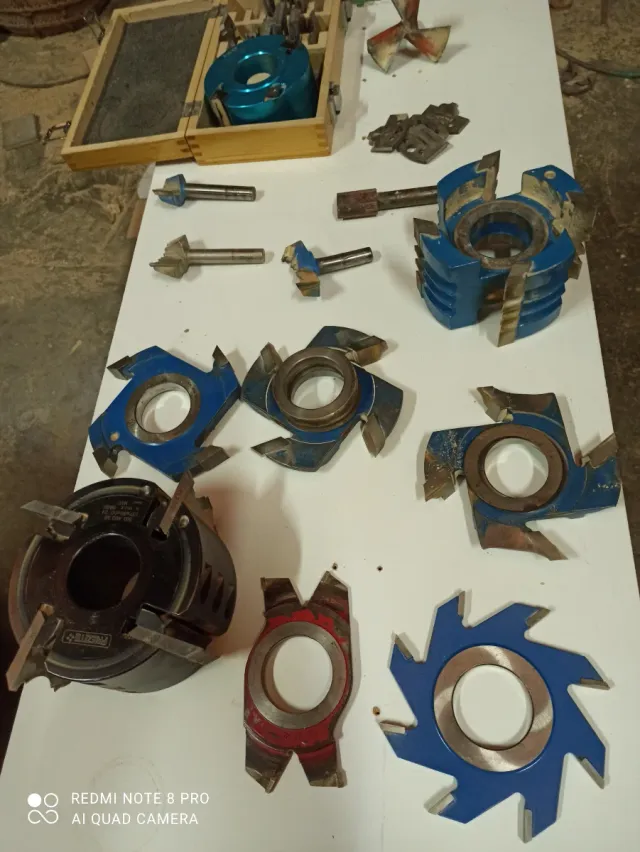 Juego de fresas para madera