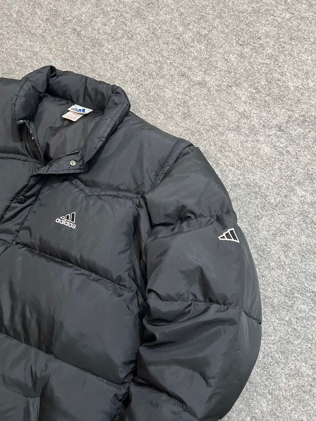 Chaqueta Adidas Plumas Vintage Negra