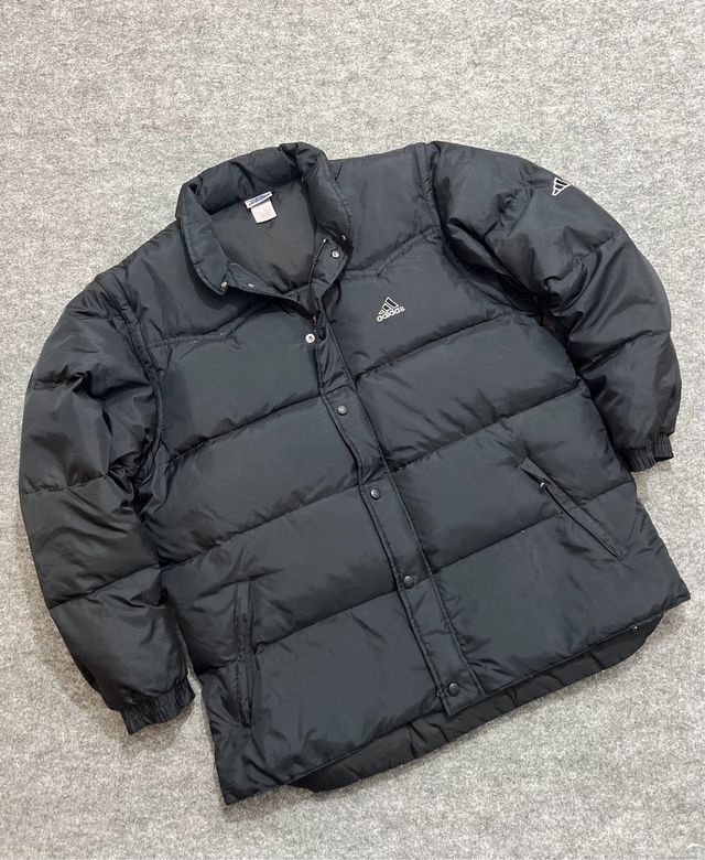 Chaqueta Adidas Plumas Vintage Negra