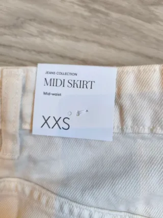 Falda Mango midi t.XXS