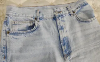 Pantalón vaquero ancho chica