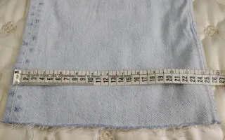 Pantalón vaquero ancho chica