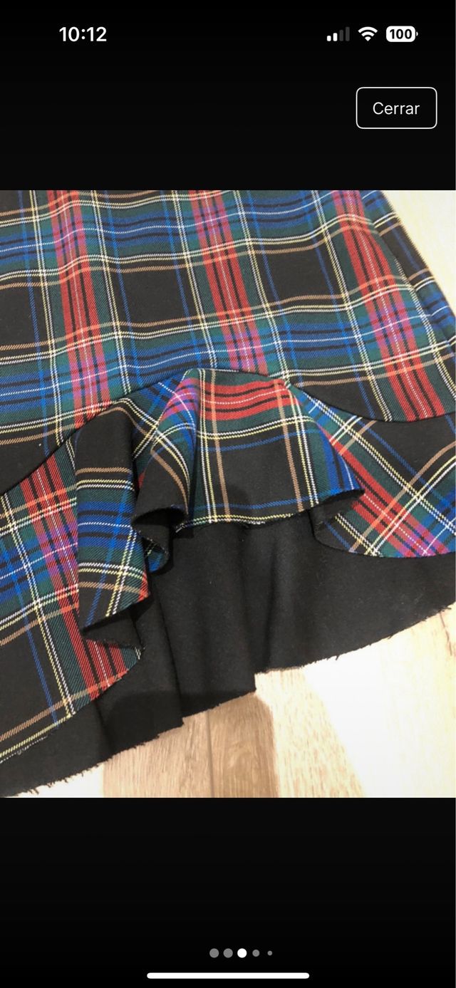 Gonna a quadri volante