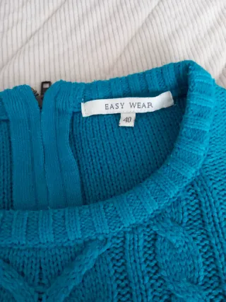 Set di 2 maglioni Easy Wear grigio e turchese