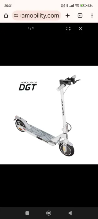Patinete DGT Homologado