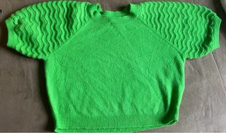 Tintoretto Jersey Manga Abullonada Verde Talla M
