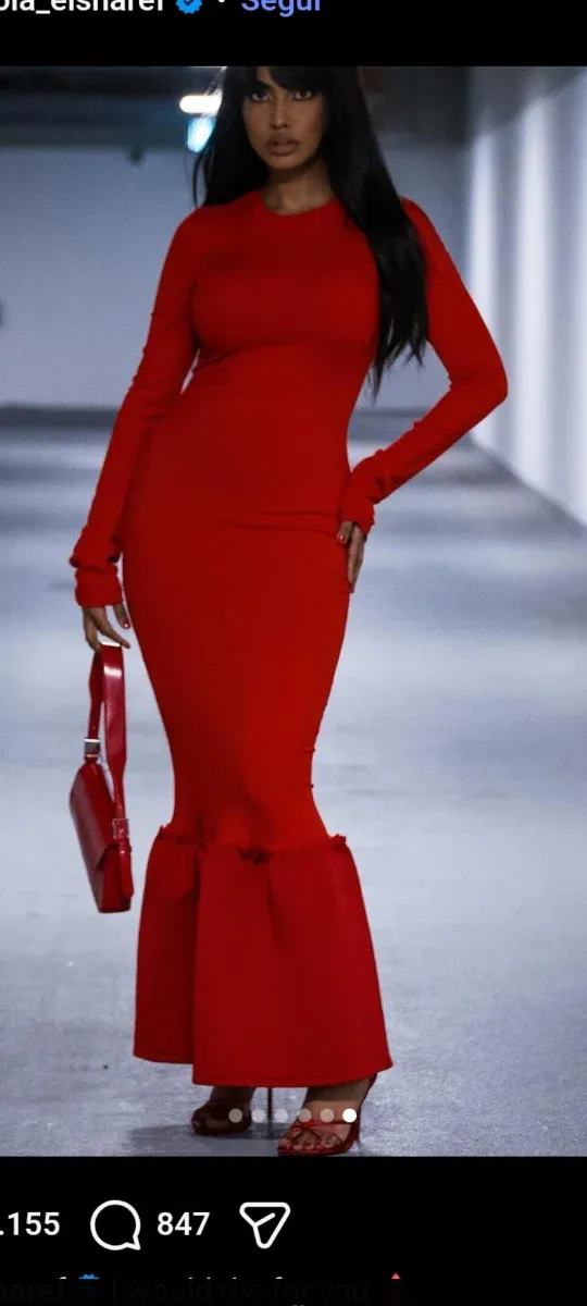 Abito Shein rosso taglia L