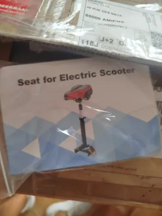 Asiento para patinete eléctrico