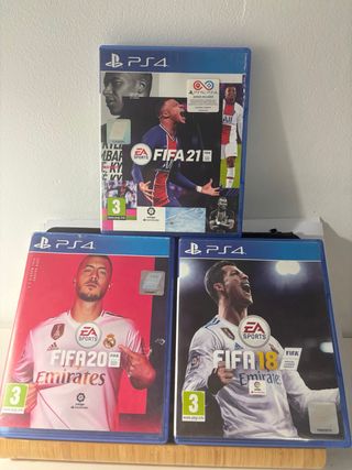 FIFA 21, 20 y 18 PS4