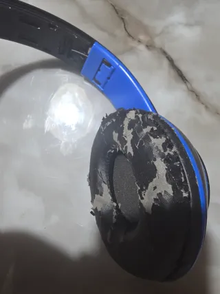 Cuffie 6S nere e blu