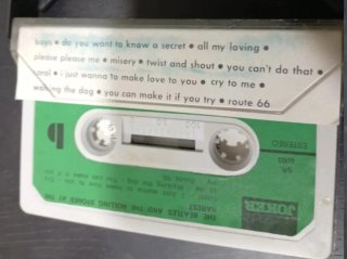Cassette The Beatles y Rolling Stones. ORIGINAL!!