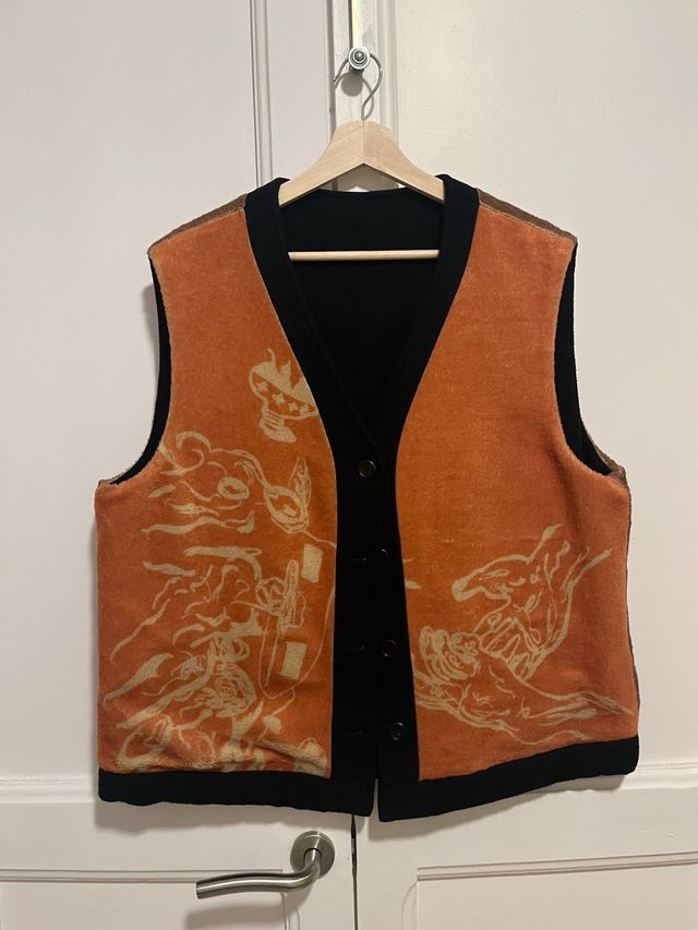 Our Legacy Chaleco Lana Navy Talla 48