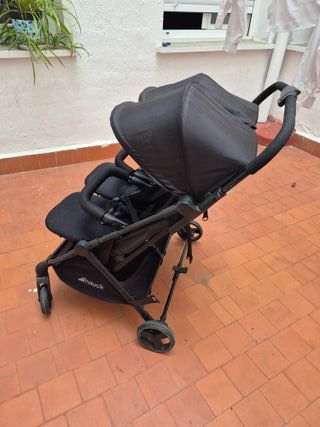 Carrito Gemelar Hauck Negro
