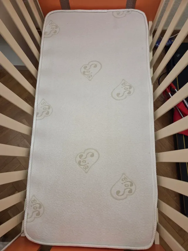 Cuna Micuna Naranja con Dibujo León