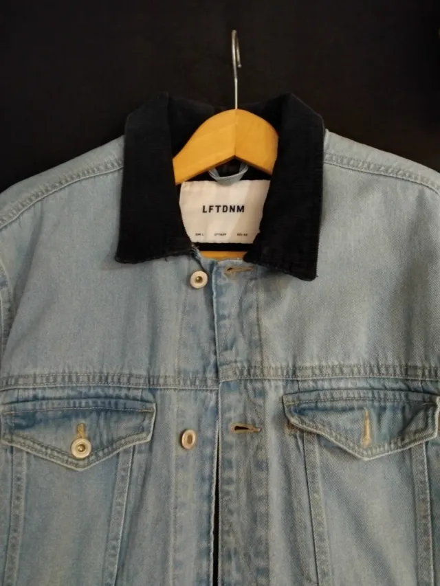 Cazadora tejana azul