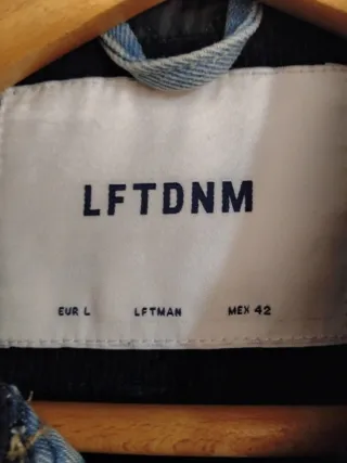 Cazadora tejana azul