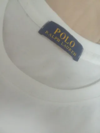 Camiseta Polo Ralph Lauren Blanca Niño,talla 11-12