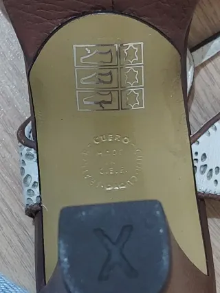 Sandalias Muxart Barcelona Beige y Marrón