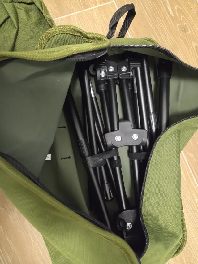 Silla Plegable Camping IEEILULU Negra