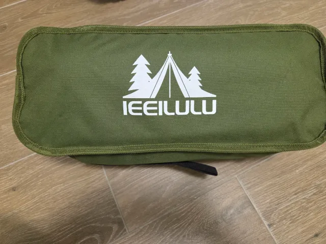 Silla Plegable Camping IEEILULU Negra