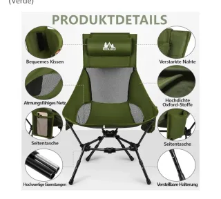 Silla Plegable Camping IEEILULU