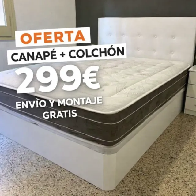 Canapé + colchón NUEVOS en oferta | Entrega rápida