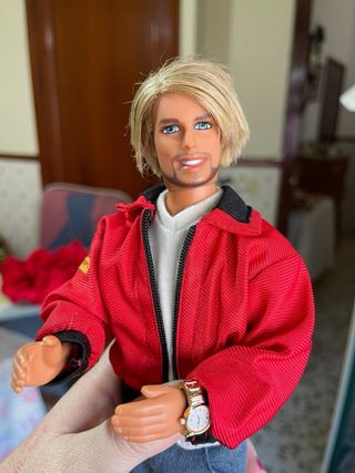 Muñeco Ken Barba Mágica Años 90