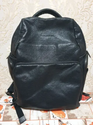 Zaino Piquadro Pelle Nero 15.6''