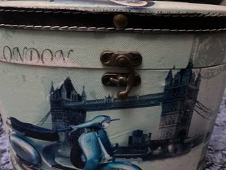 Maleta Decorativa Vintage Londres