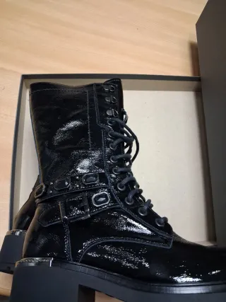 Stivali Nero Giardini donna n.36 lucidi