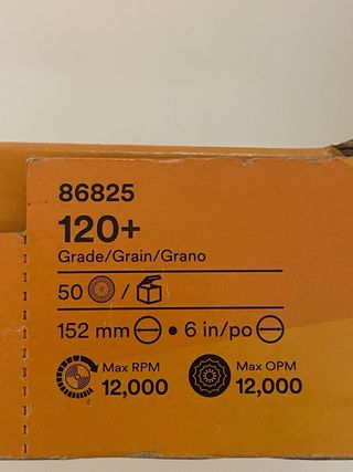 100 Lijas 3M 150mm P120