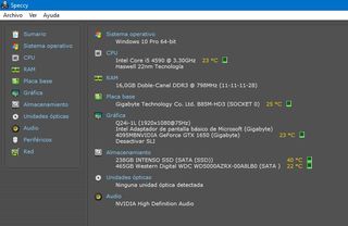 Ordenador Gaming intel i5 4590+GTX 1650 4GB GDDR6