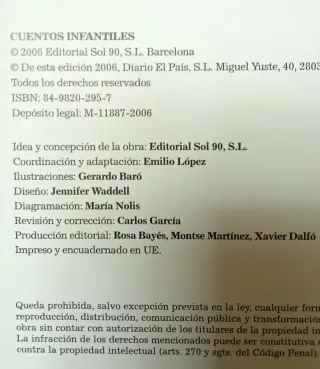 Lote3 libros cuentos infantiles clásicos tapa dura