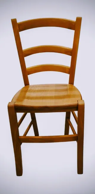 2 Sedie Legno Massello modello Venezia.