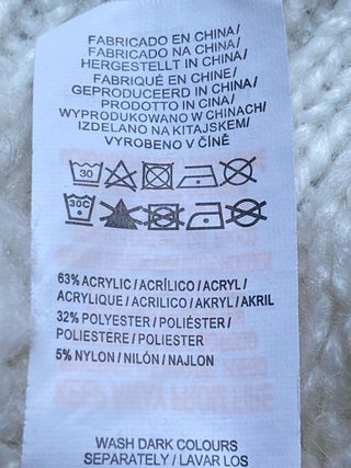 Jersey Primark Talla XS