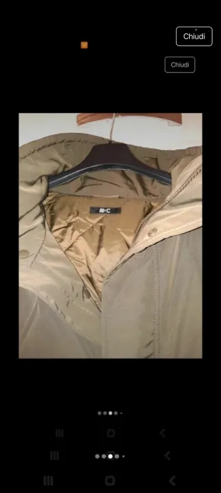 Trench uomo verde oliva