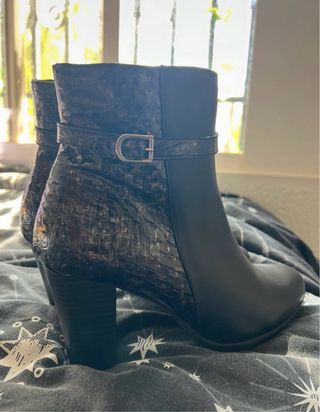 Botines ModaBella Negros con Hebilla