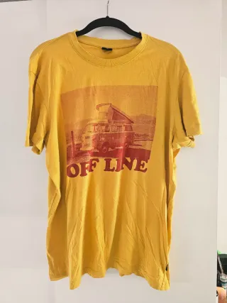 Camiseta Amarilla Offline Talla M