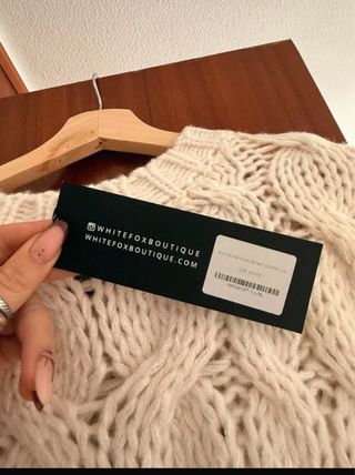 Jersey Blanco White Fox Boutique