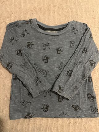 3 Camisetas Manga Larga Niños T98