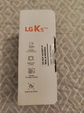 Móvil LG K5 Negro