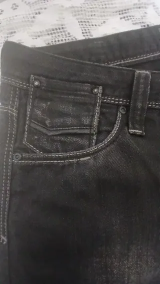 Pantalón vaquero gris oscuro talla 38