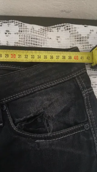 Pantalón vaquero gris oscuro talla 38