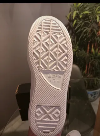 Converse Plataforma Gris y Rosa