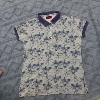 Polo Kappa donna stampa floreale