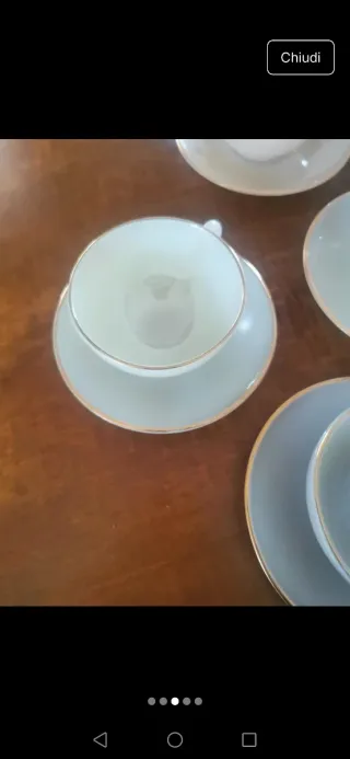 Set  Tazzine Caffè vintage