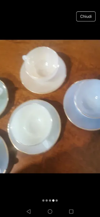 Set  Tazzine Caffè vintage