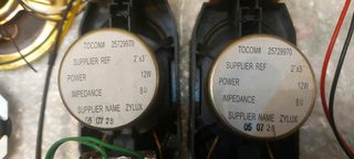 Lote 10 altavoces variados impedancia 8 ohmios