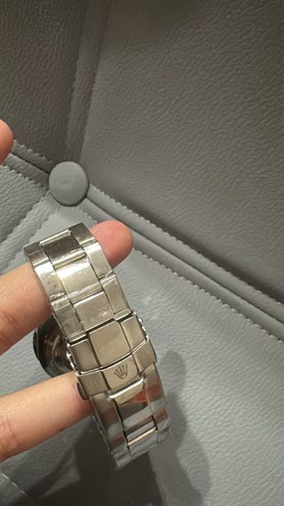 Orologio Uomo Nero Argento